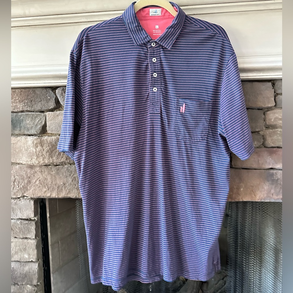 Johnnie O Hanging Out Polo size Large.  Great shape lightly worn.